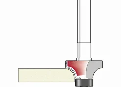 Abrundfräser Corian Ø 22 mm R: 3 mm