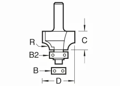 Abrundfräser HM Z2