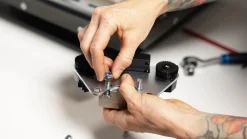 Adapter für Positionslaser an Wabeco