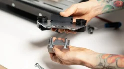 Adapter für Positionslaser an Wabeco