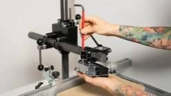Adapter für Positionslaser an Wabeco