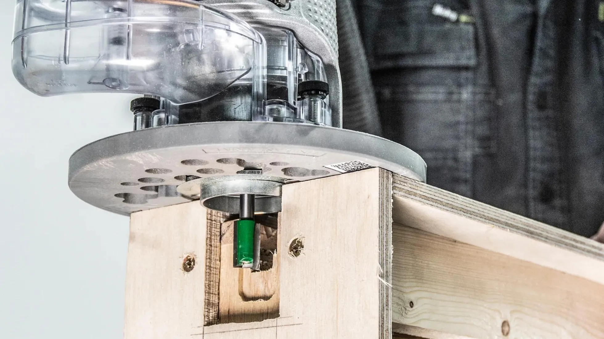 Adapterplatte für Kantenfräsen UNIBASE-TRIM