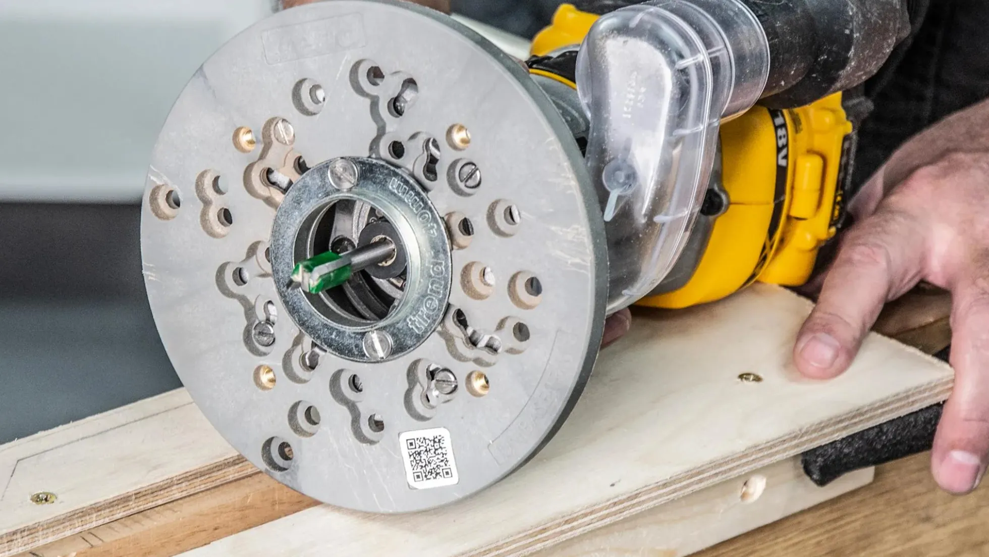 Adapterplatte für Kantenfräsen UNIBASE-TRIM