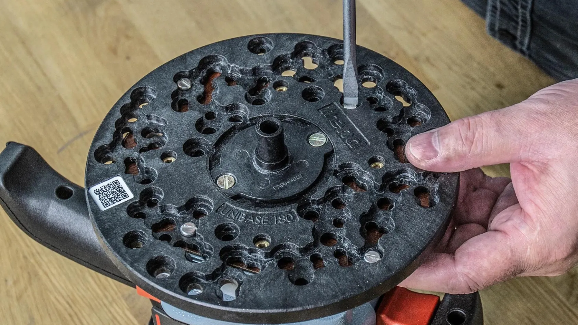 Adapterplatte für Oberfräsen UNIBASE-180