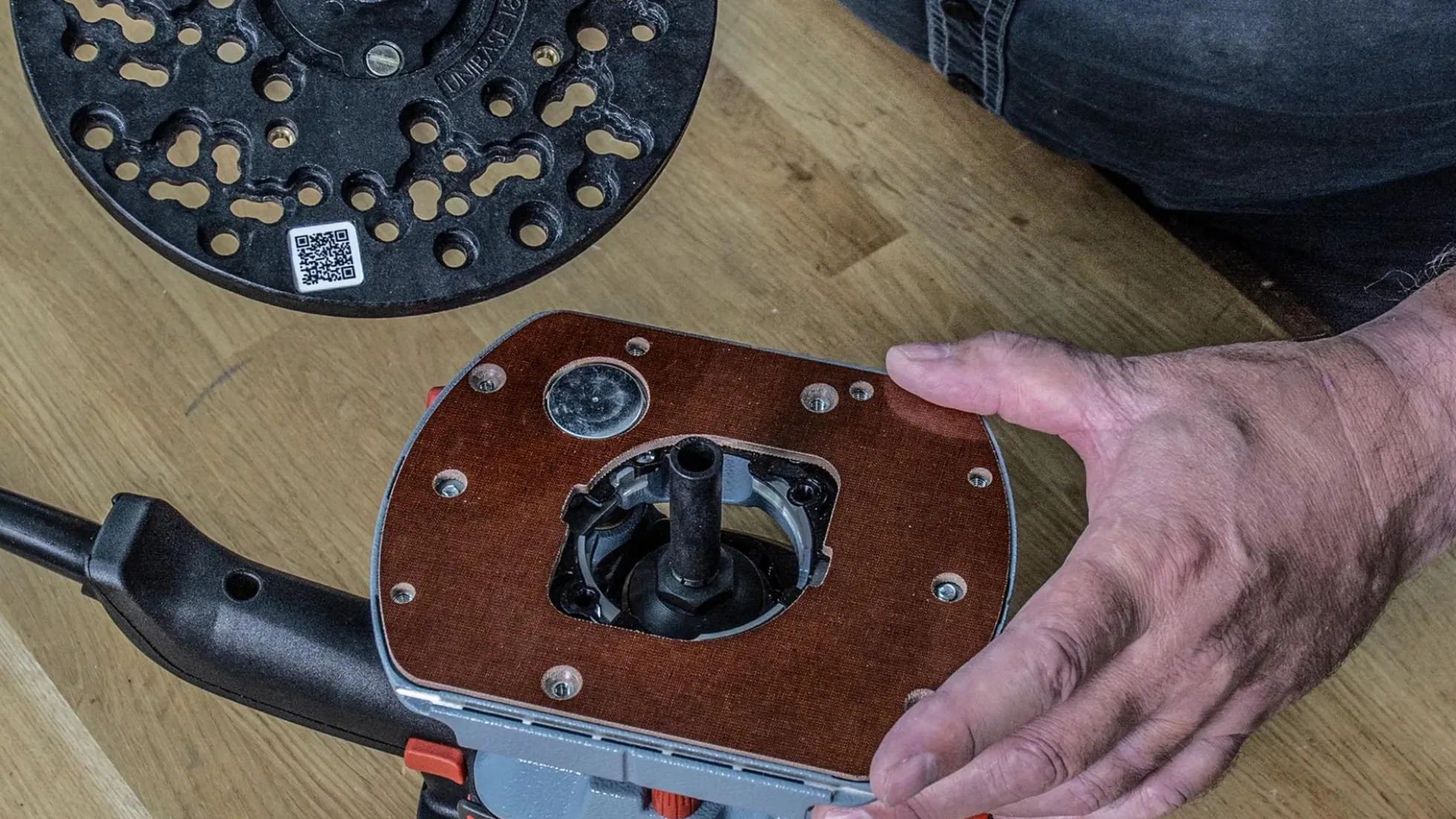 Adapterplatte für Oberfräsen UNIBASE-180