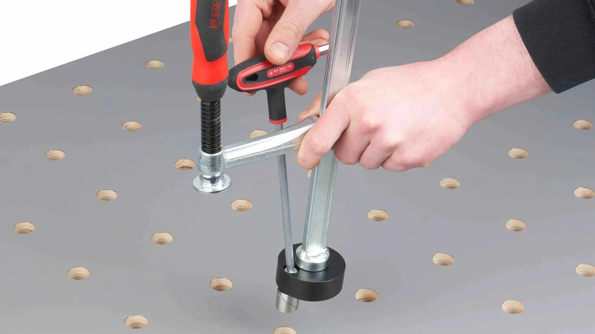 Adapterscheibe Ø 60 mm mit Klemmbolzen Ø 20 mm