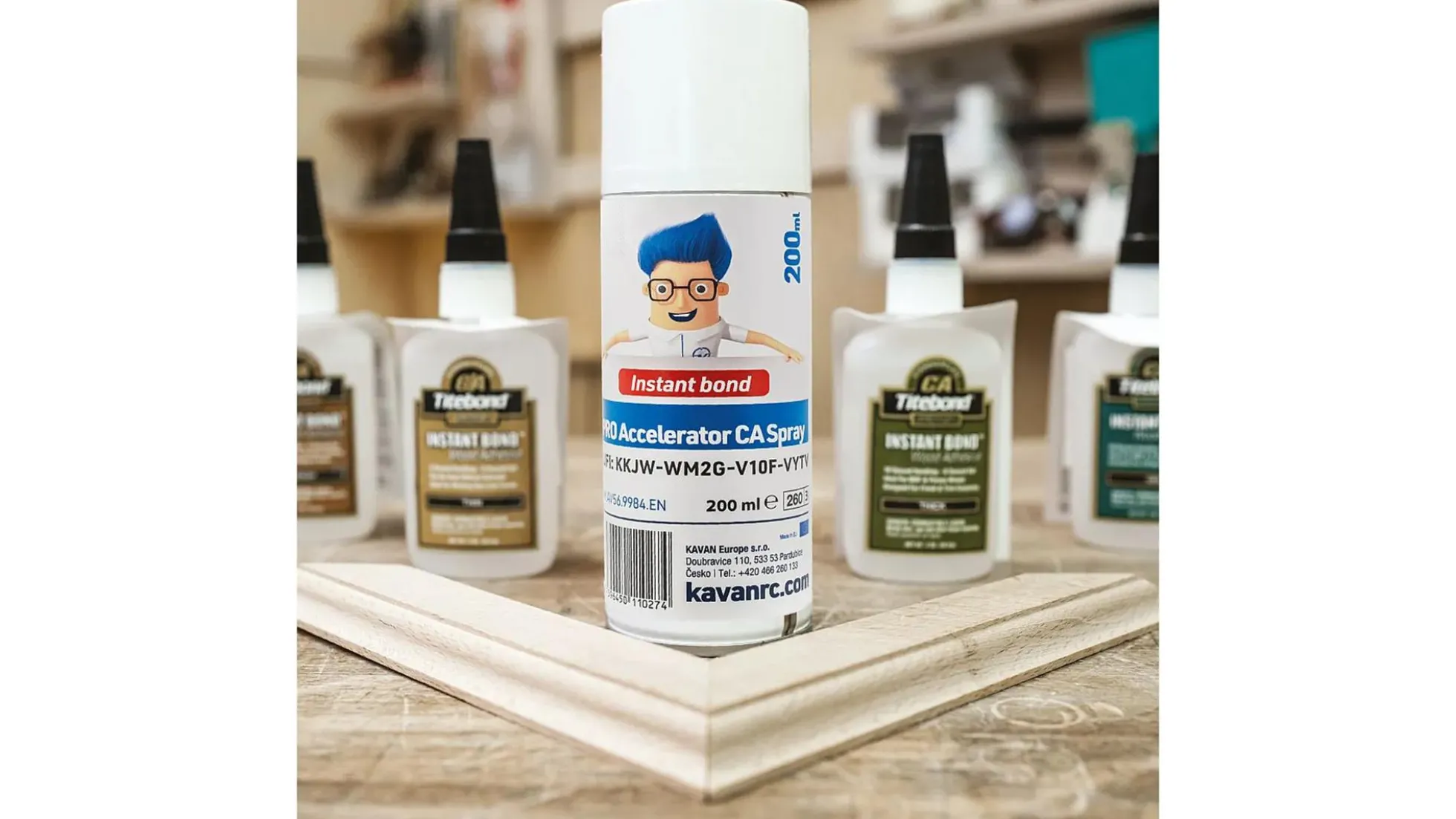 Aktivator-Spray für Sekundenkleber, 200 ml