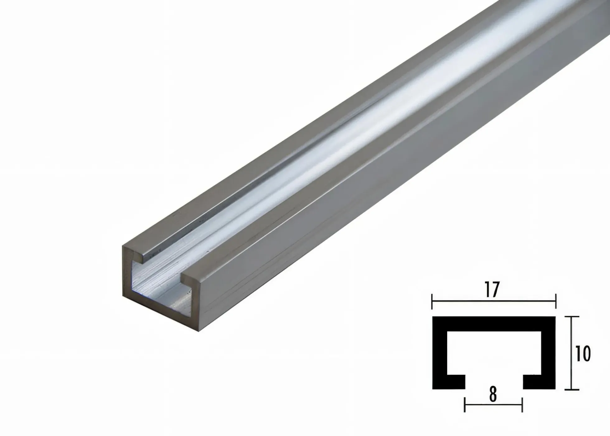Aluminium-Profilschiene 800 mm