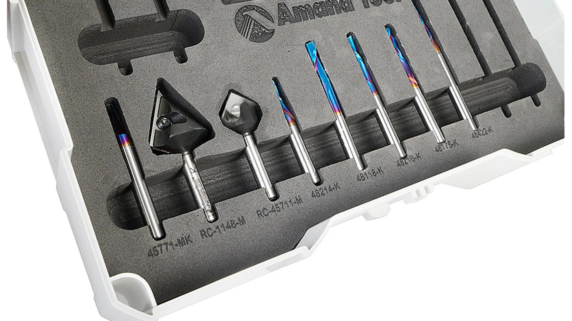 Amana Tool CNC Universal-Fräsersatz 8-teilig
