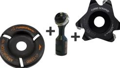 Arbortech SET TURBO Plane + Ball Gouge + TURBO Scraper