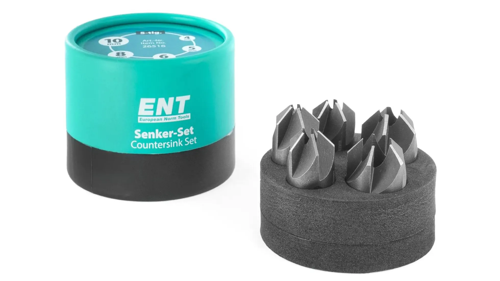 Aufstecksenker-Set ENT 5-teilig HSS