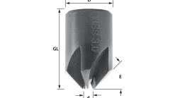 Aufsteckversenker HSS-G Ø 3 mm