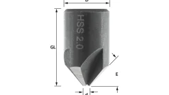 Aufsteckversenker HSS-G Ø 2 mm