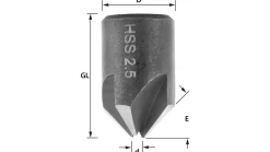 Aufsteckversenker HSS-G Ø 2,5 mm