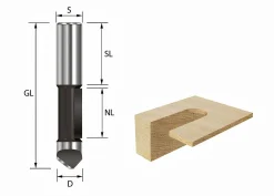 Ausstech- und Kopierfräser HW (HM)