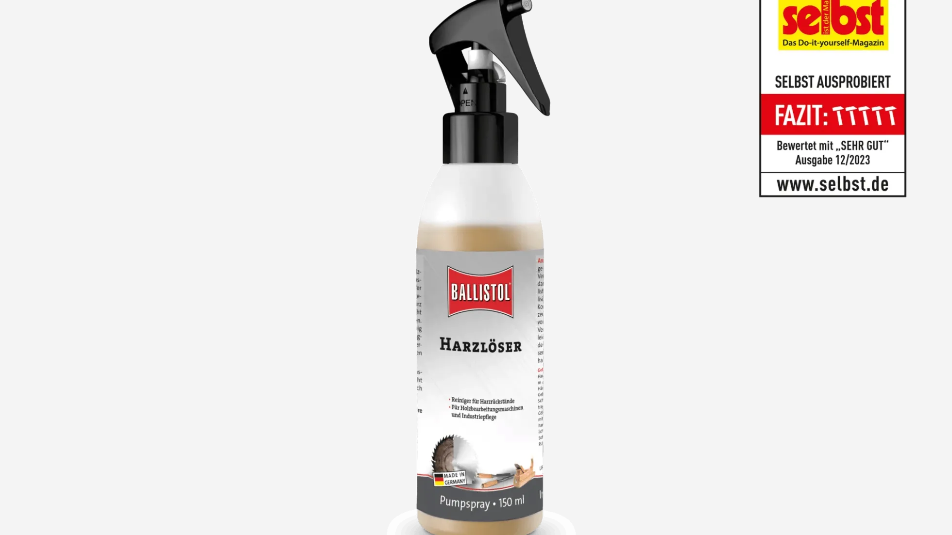 Ballistol Harzlöser Pumpsprüher, 150 ml
