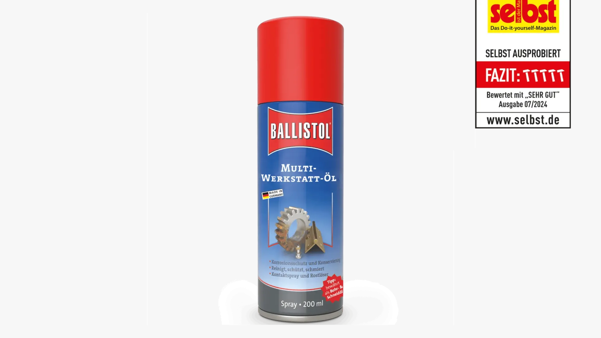 Ballistol Multi-Werkstatt-Öl Spray, 200 ml