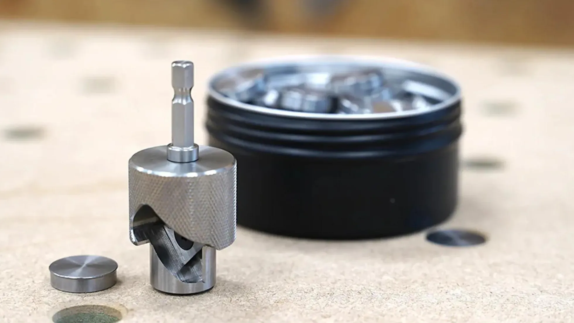 Benchdog Tools Magnetischer Fasenschneider "Ausreiber" für 20mm Löcher