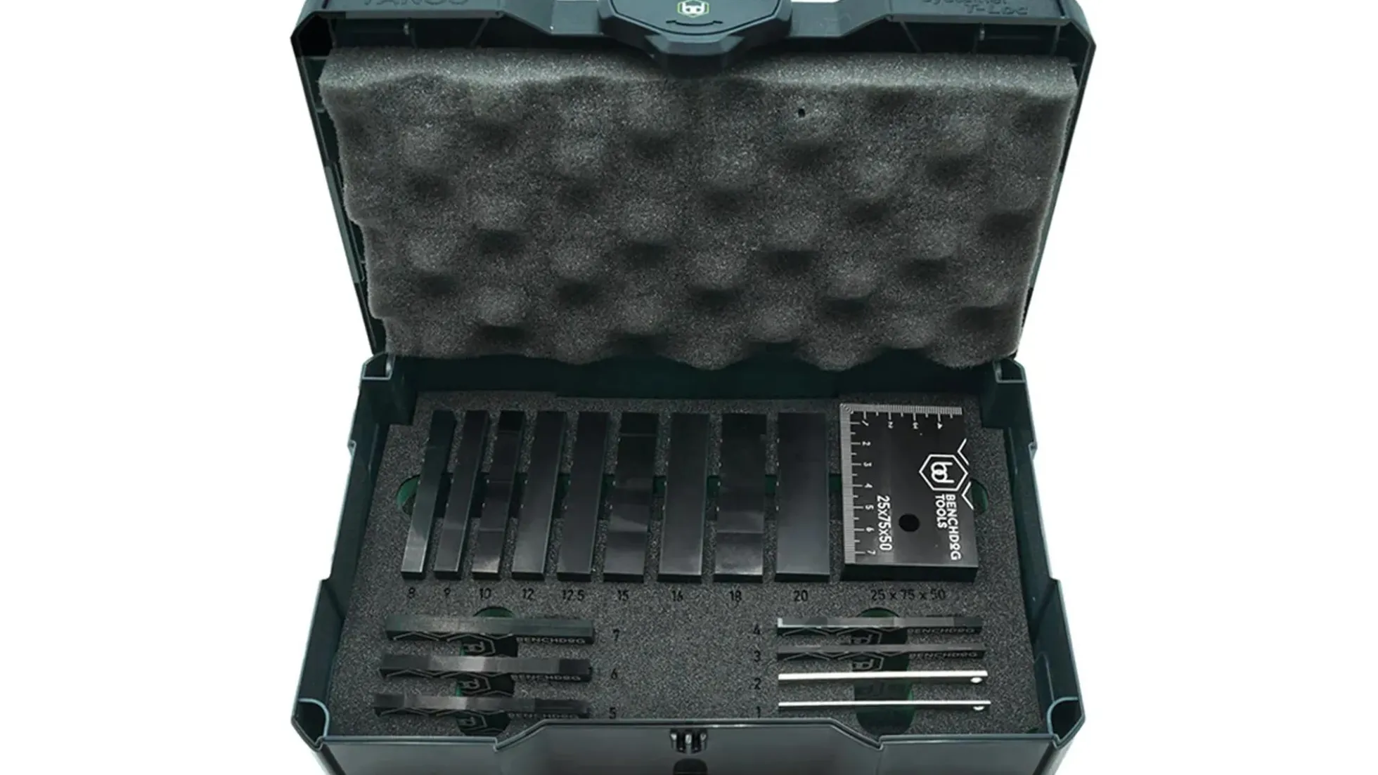 Benchdog Tools metrische Einstellblöcke 17-tlg. im Mini-Systainer