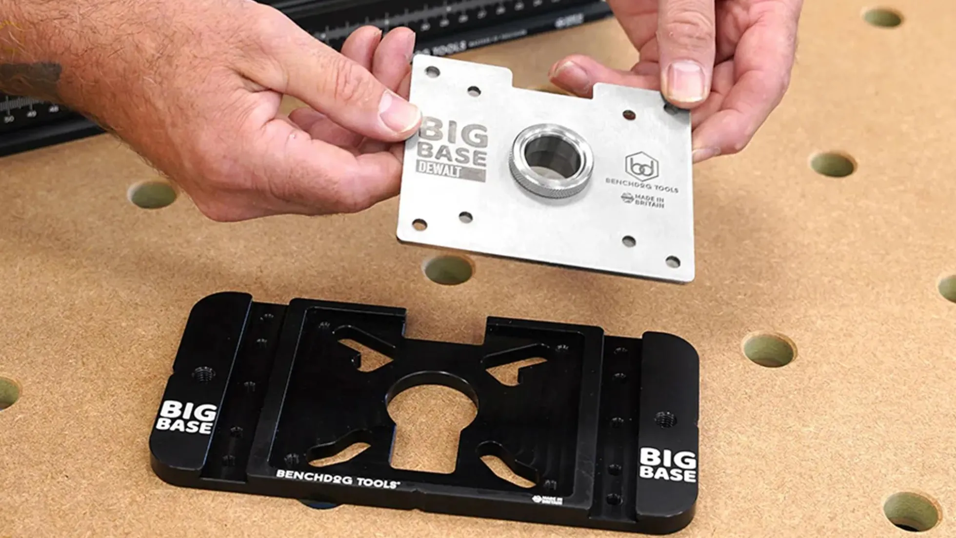 Benchdog Tools Oberfräsen Big Base Komplettset im Systainer Makita