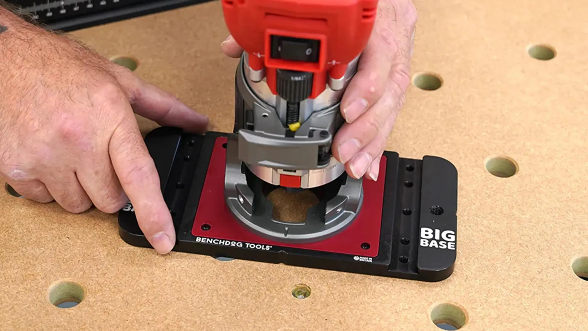 Benchdog Tools Oberfräsen Big Base Komplettset im Systainer Makita
