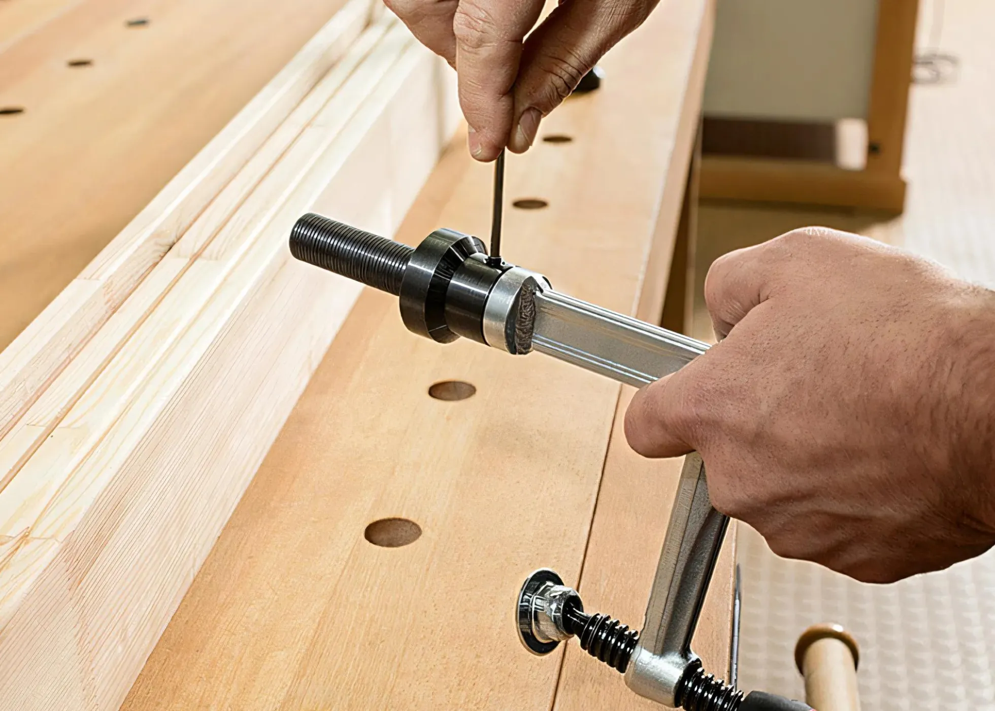 BESSEY Set Spannelement variabel mit 2K-Griff + Adapter 20 mm