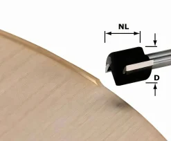 Bündigfräser HW HW D 19/16 S8 OFK 700