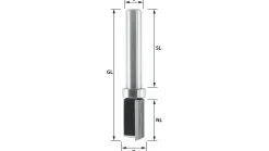 Bündigfräser HW Ø12 mm | Nutzlänge: 19 mm