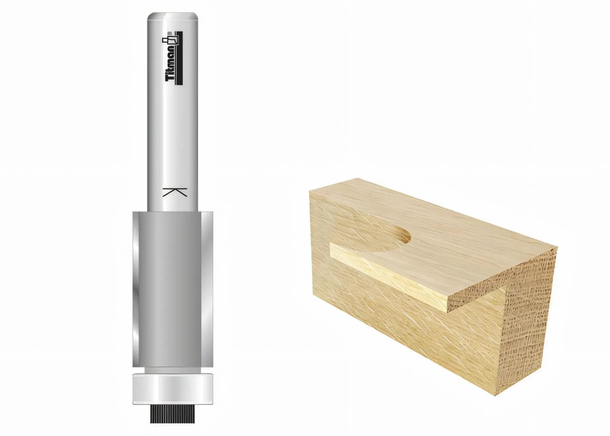 Bündigfräser mit Kugellager