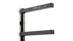 BORA Doppelset Kragarmregal mit 6 Etagen schwarz / grau