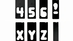 Buchstaben- & Zahlenschablonen
