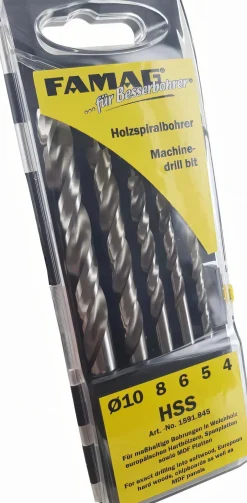 Classic Holzspiralbohrer HSS 5-teilig