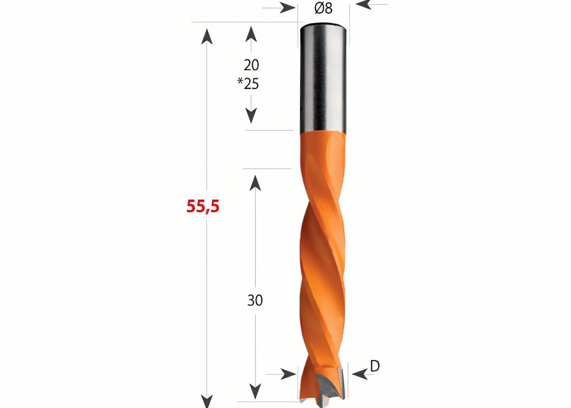 Dübelbohrer D 10 mm