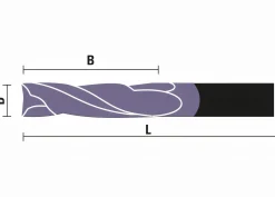 DIA® PERFORMANCE Spiralnutfräser D 10 mm - Z3