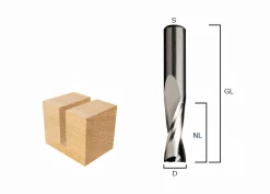 DIA® PERFORMANCE Spiralnutfräser D 12 mm - Z2