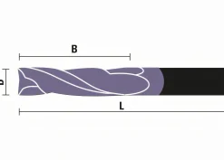 DIA® PERFORMANCE Spiralnutfräser D6 S6 RD