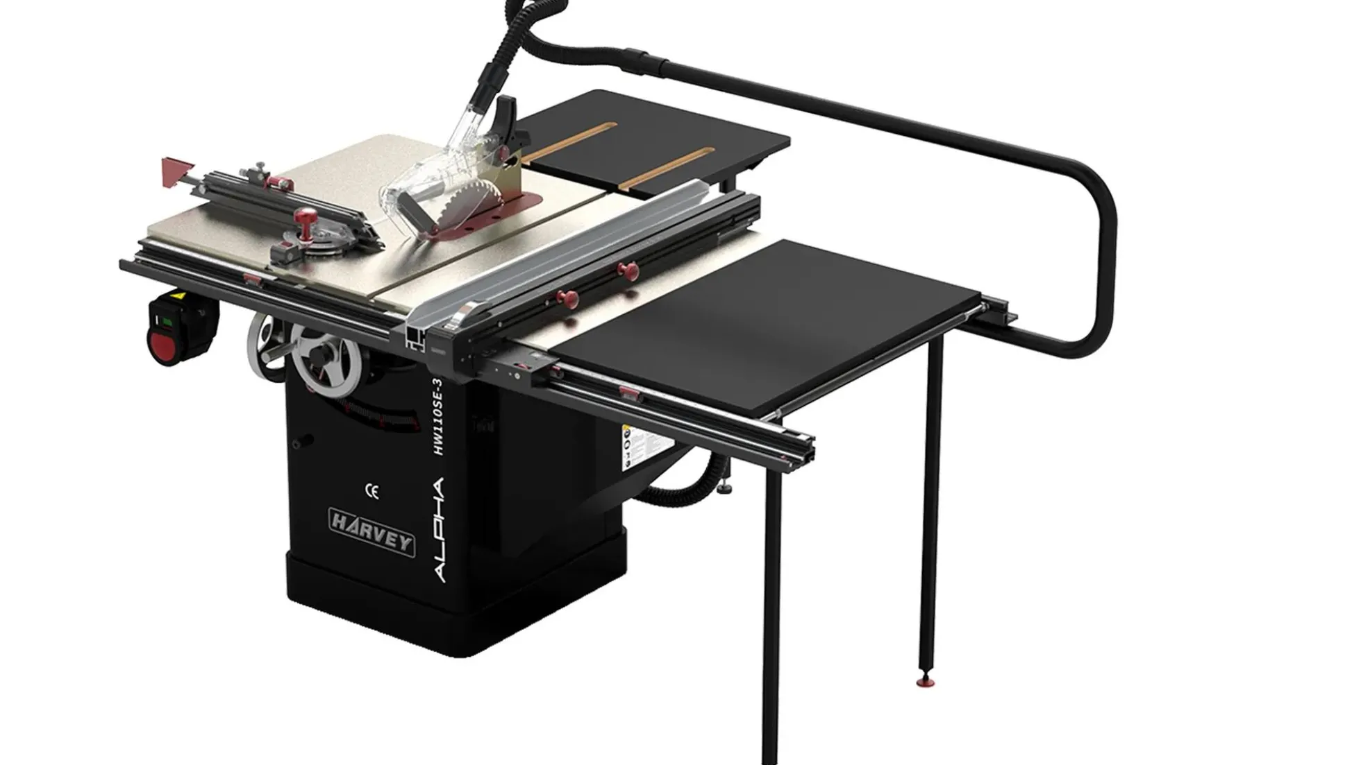 Die Ultimate Workstation Harvey Tischkreissäge ALPHA HW110SE-36