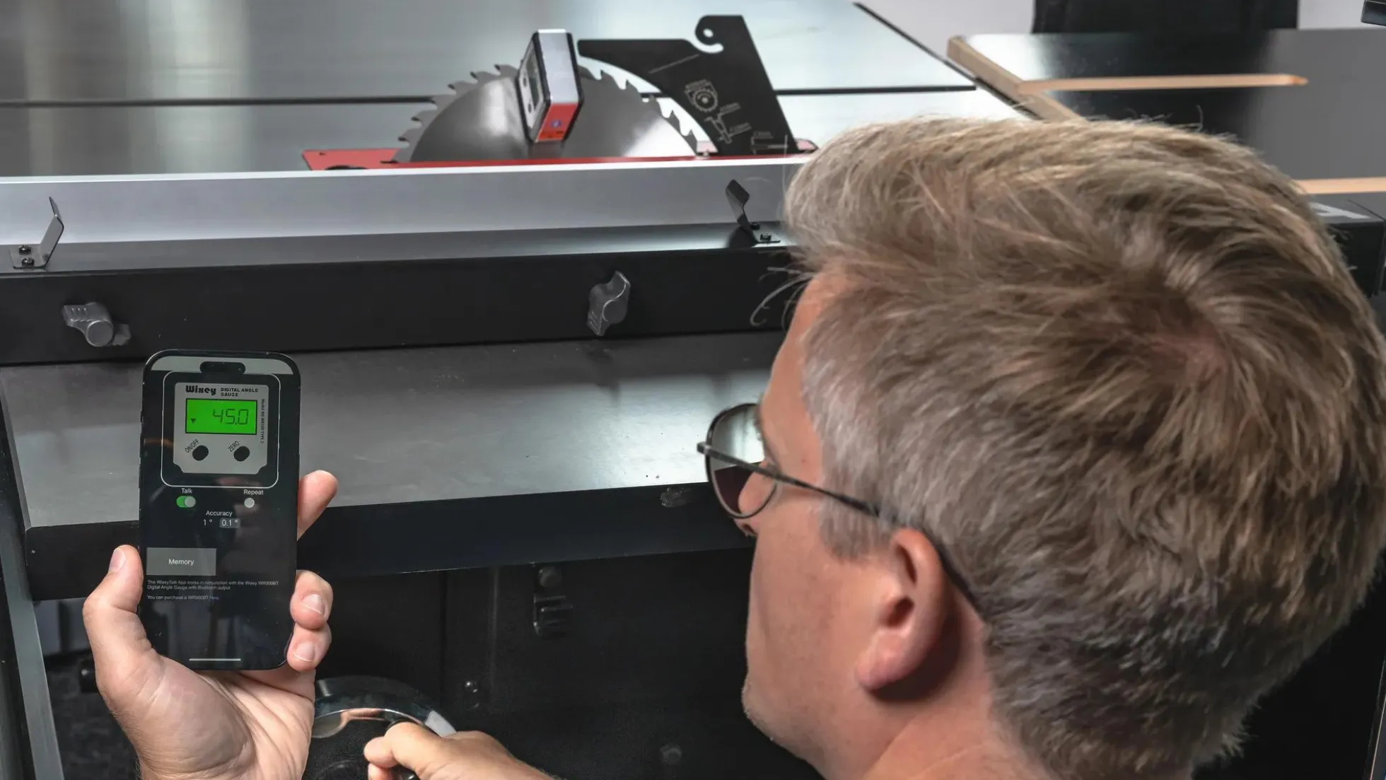 Digitales Winkelmessgerät mit Bluetooth WR300BT
