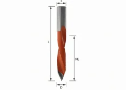 Durchgangsbohrer HW (HM)
