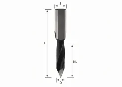 Durchgangsbohrer HW (HM)