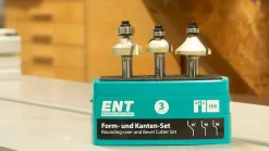 ENT Fräserset Form und Kante - 3-teilig
