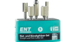 ENT Fräserset Nut- und Bündigfräser - 5-teilig