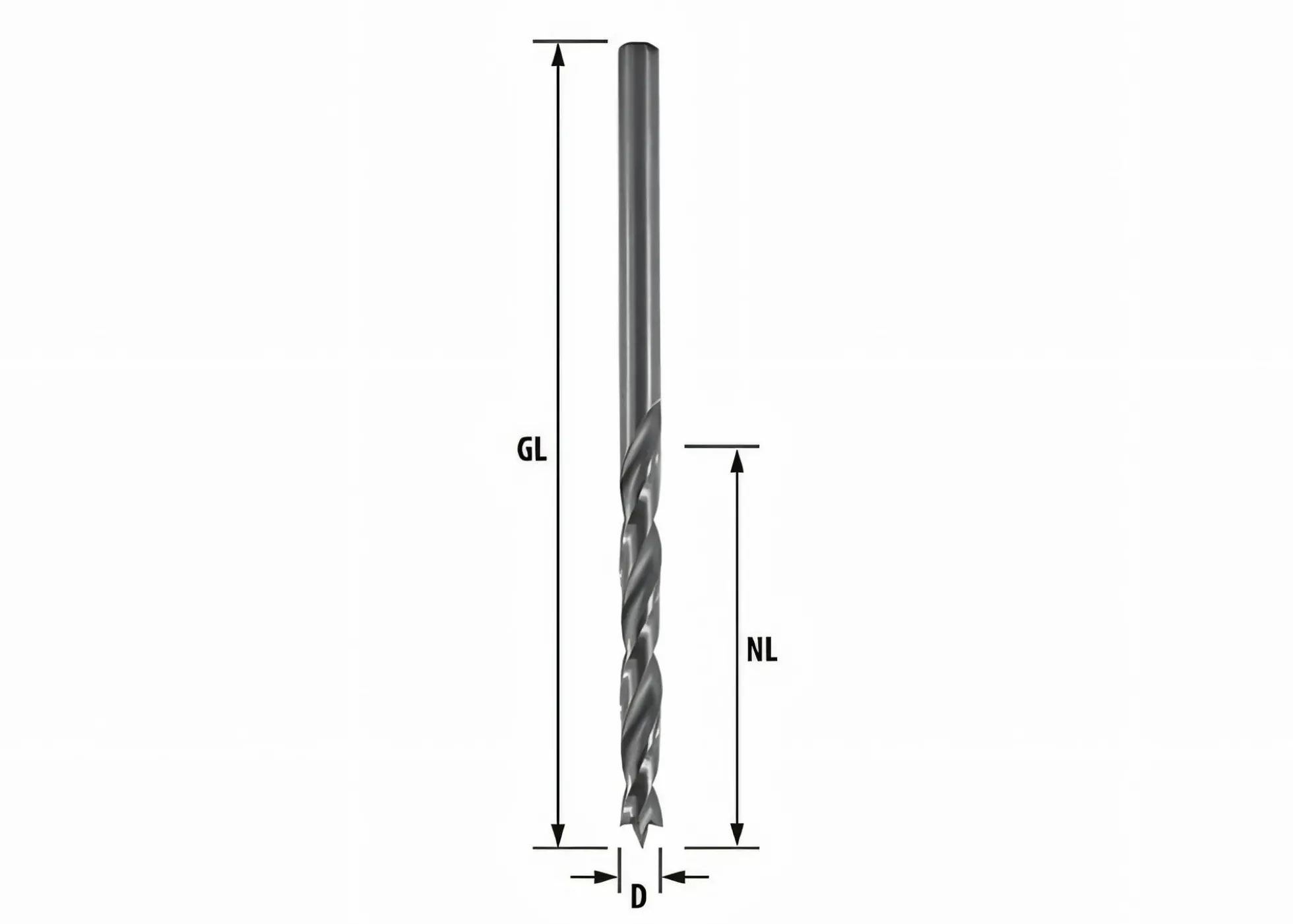ENT Holzspiralbohrer HSS-G Ø 3,5 mm