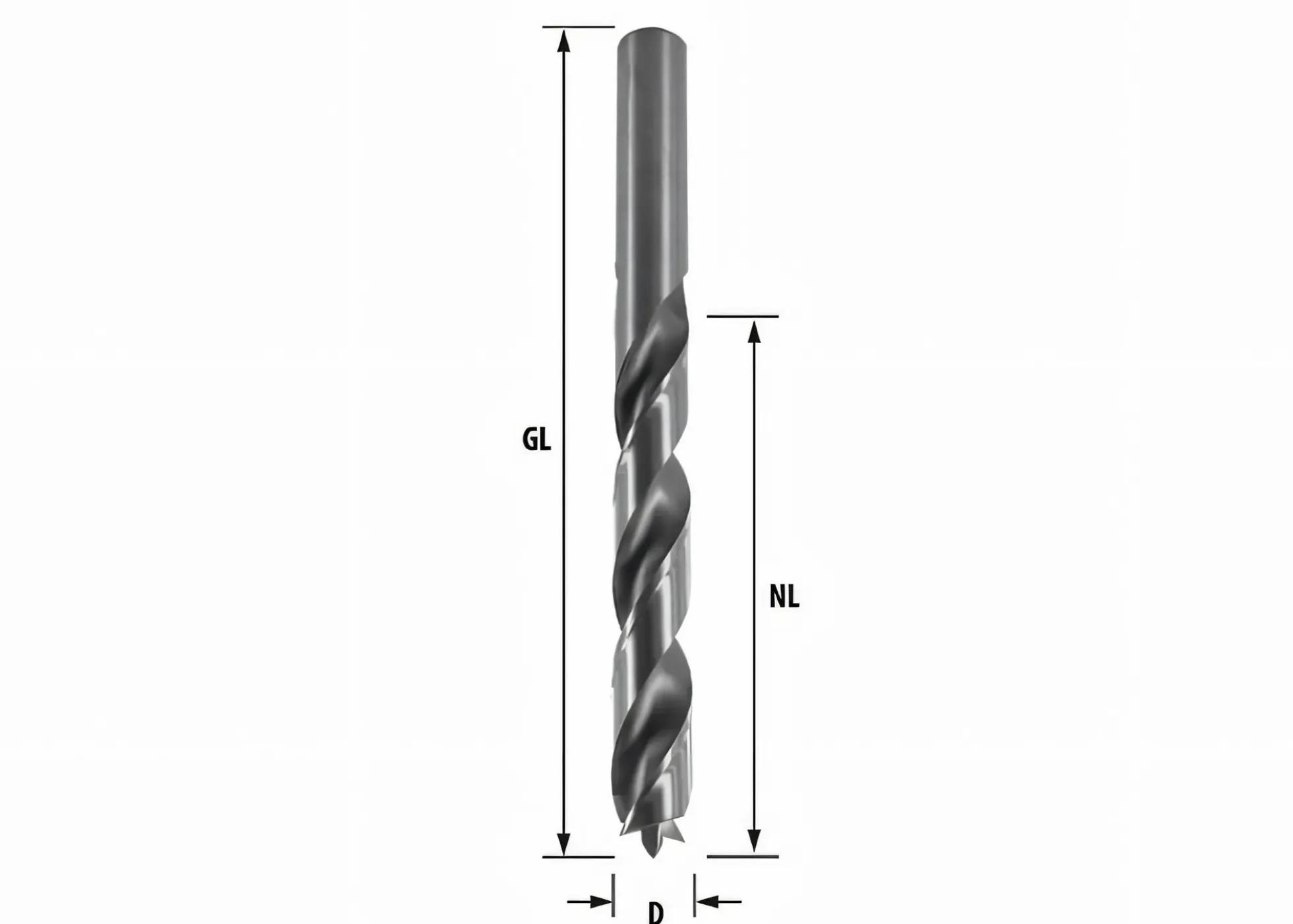 ENT Holzspiralbohrer HSS-G Ø 10 mm