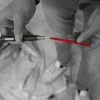 Ersatzminen im Holster für TRACER TOUGH-Bleistift, rot