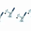 4er Set Sauter Senkrechtspanner mit waagrechter Grundplatte