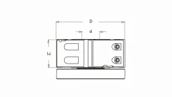 Falzfräskopf 125 Z4/V4 Alu MAN