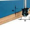 Fase-Bündigfräser HW Schaft 8 mm HW S8 D24/0° +45°