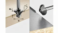Fasefräser HW S8 HW 45° D26-KL OFK