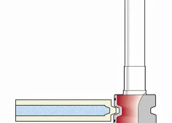 Federfräser für Nut & Feder Corian Z2